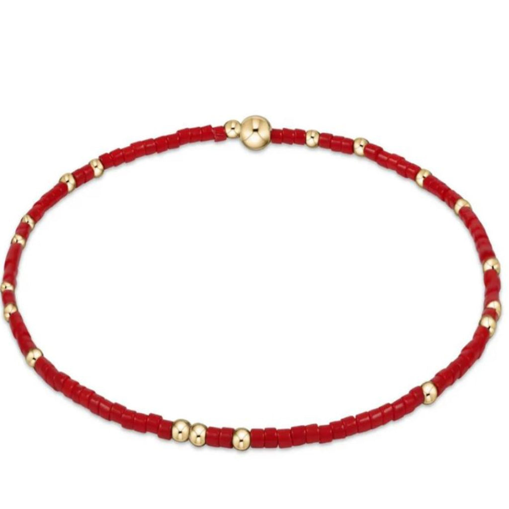 Red Beaded Bracelet