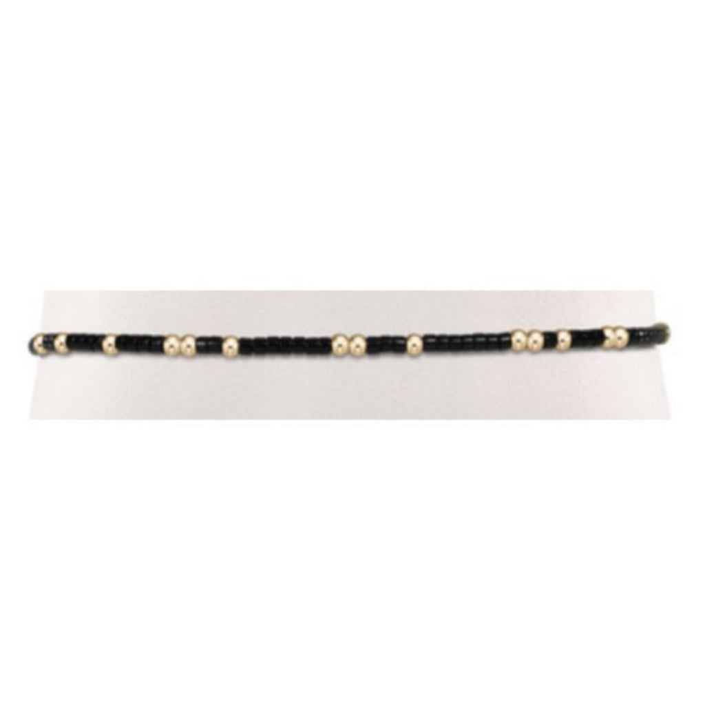 Black and Gold beaded bracelet