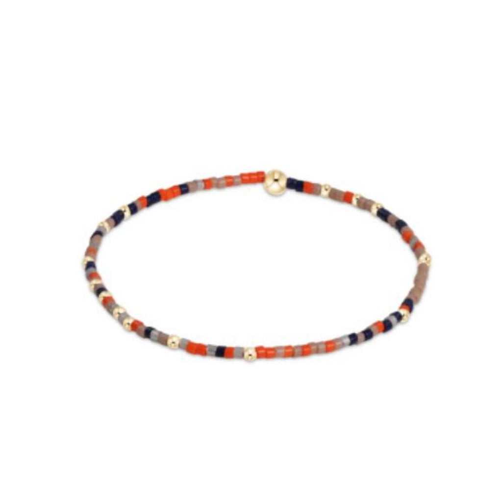 Orange beaded bracelet