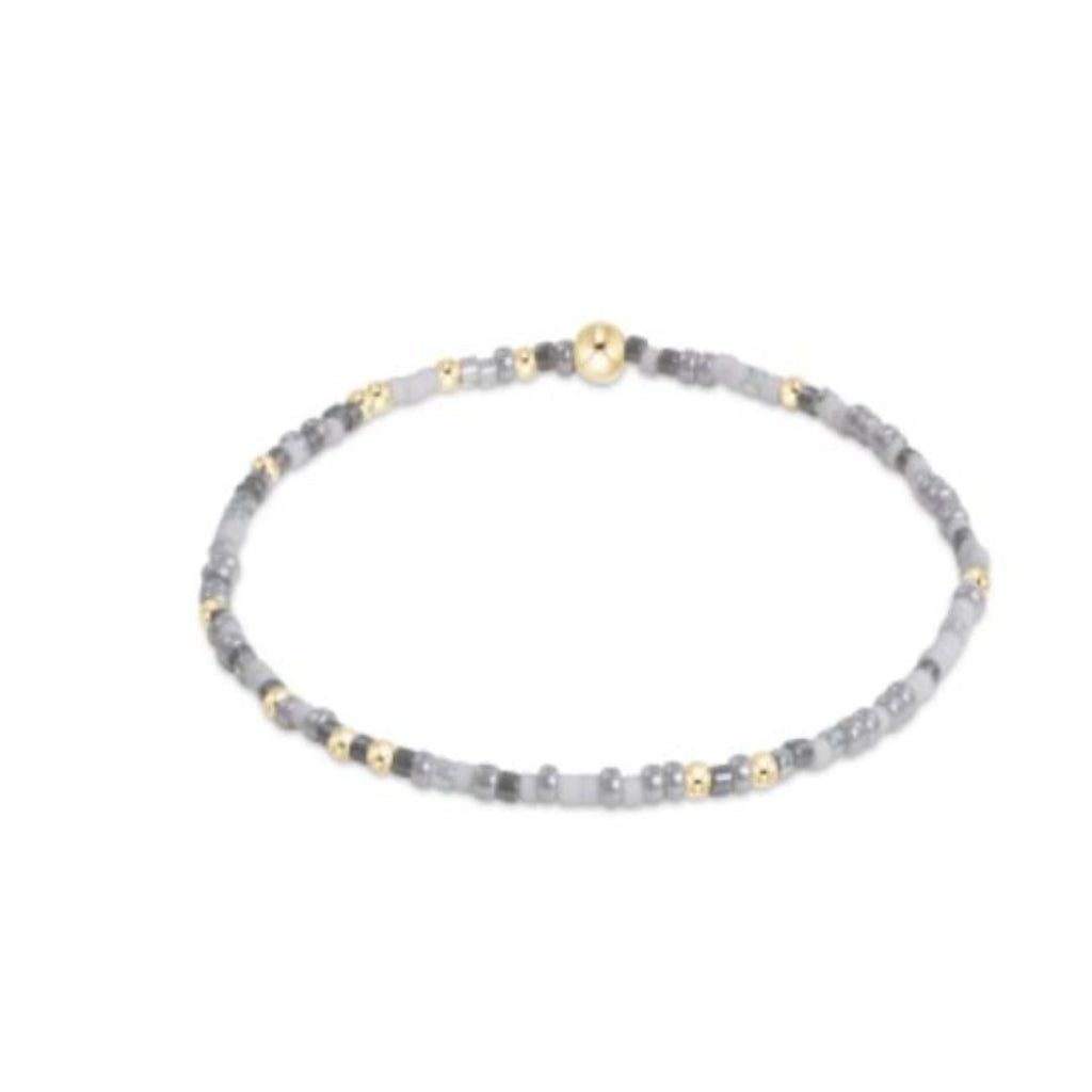 Gray Beaded Bracelet