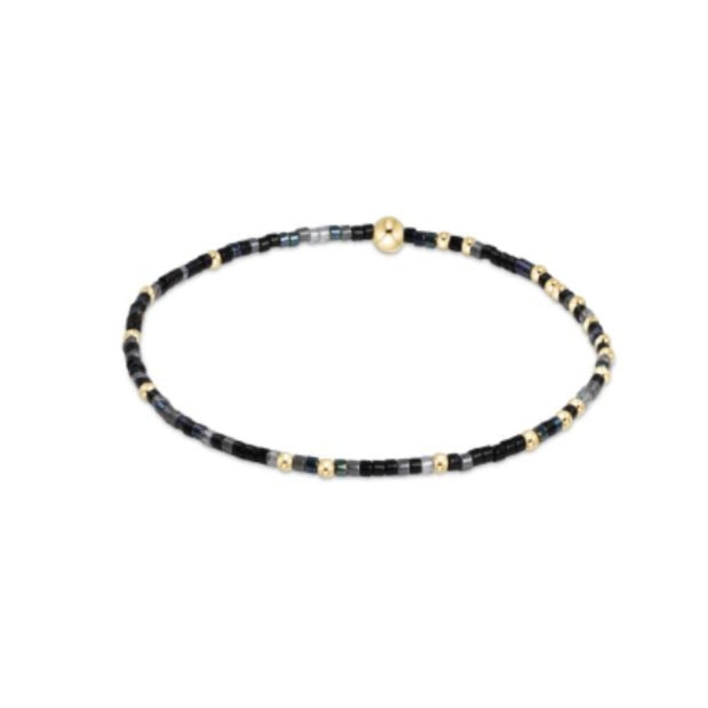 Black and Grey Beaded Bracelet