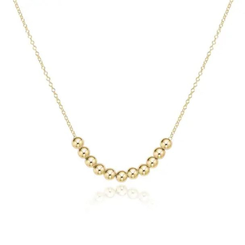 Gold Chain with 11 Gold Beads