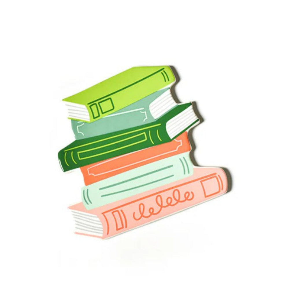 Orange and Green Stack of Books