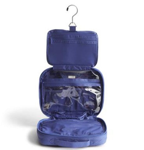 hanging travel toiletry bag vera bradley Vera Bradley-Hanging Travel Organizer in Featherweight-Debbie's Hallmark