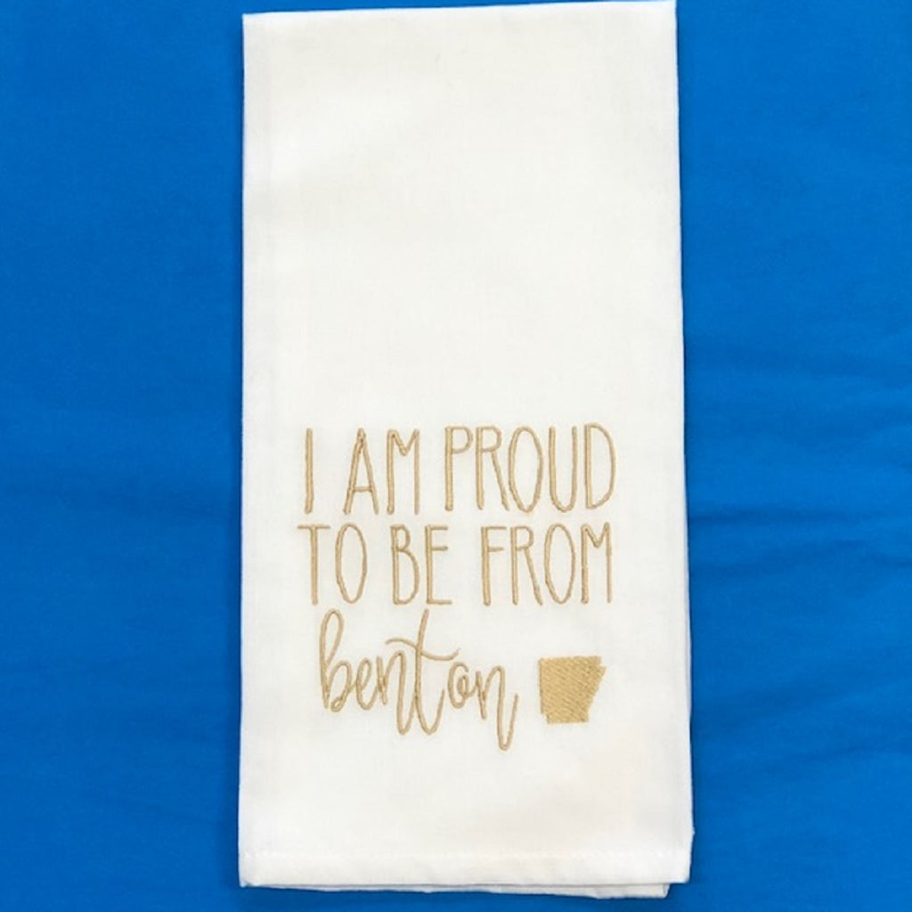 Kitchen Towel - Proud To Be From Benton - Debbie's Hallmark