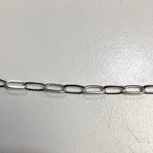 5mm Silver Paper Clip Chain