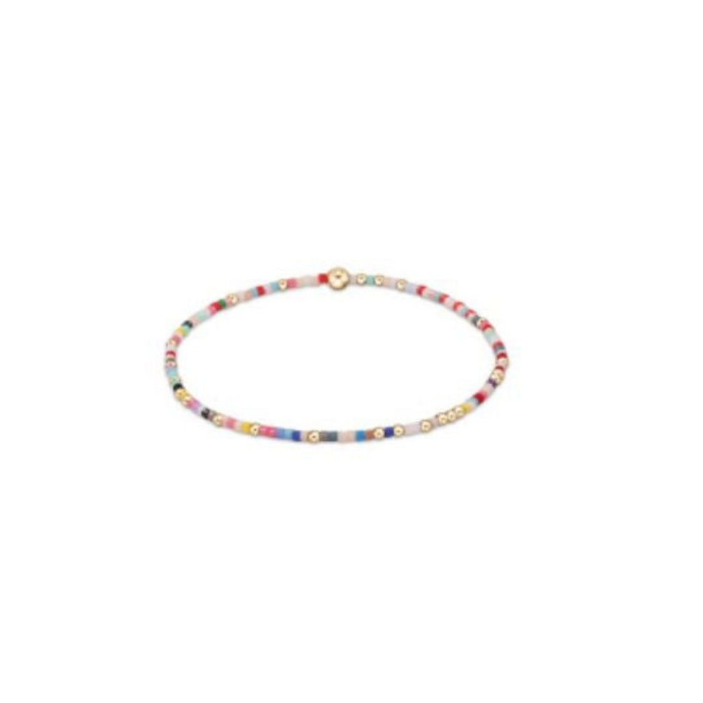 Multi colored beaded bracelet