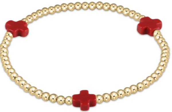 Enewton - egirl - Signature Cross Bracelet Gold 3mm