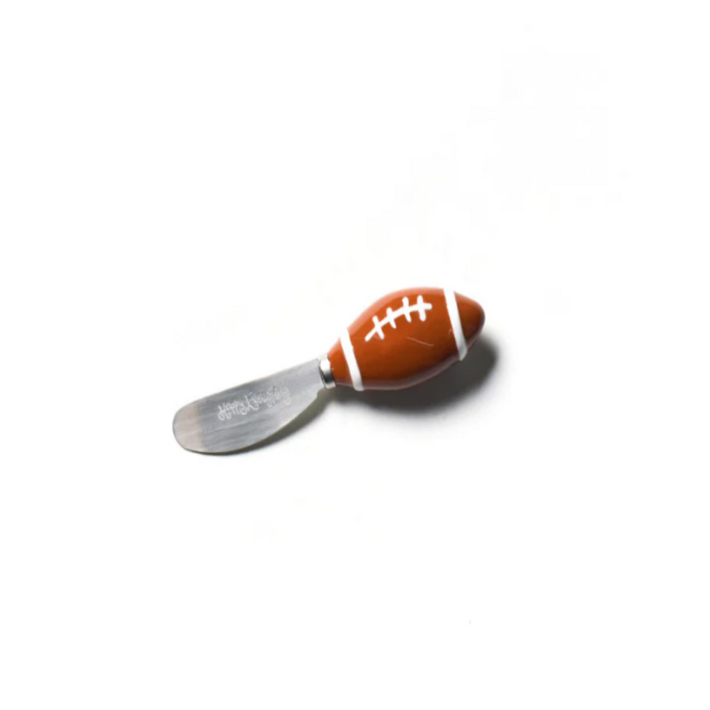 Spreading knife with football handle