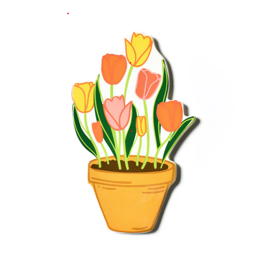 Happy Everything -  Pot of Tulips Big Attachment