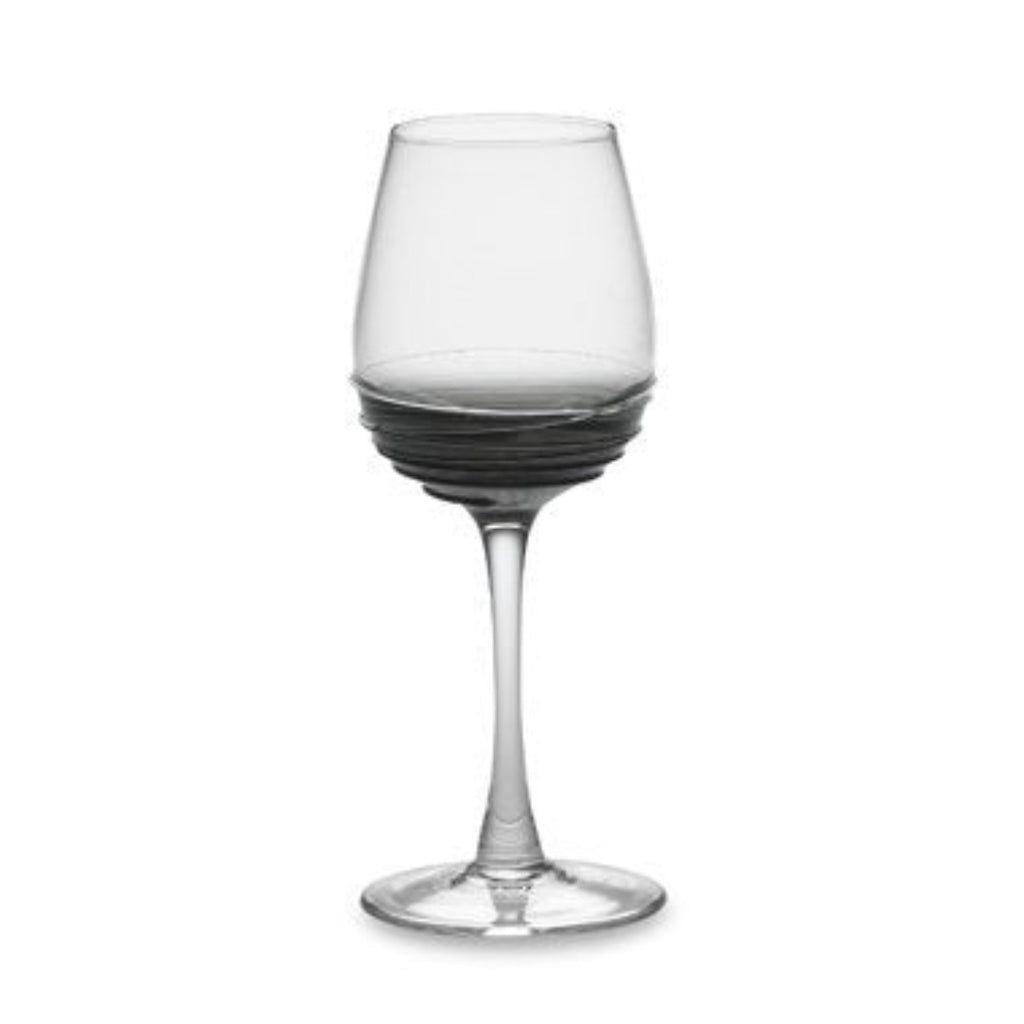 Mikasa Swirl Smoke White Wine Glass