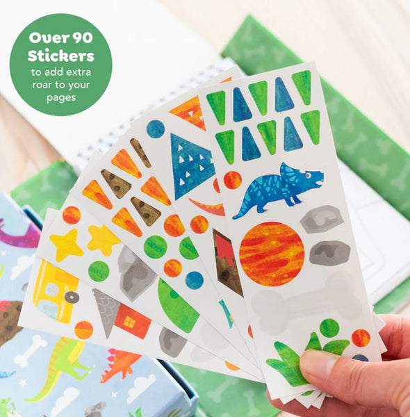 Tiger Tribe - Coloring Set - Dinosaur