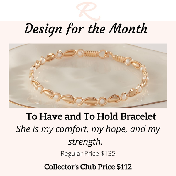 Ronaldo - To Have and To Hold Bracelet- Debbie's Hallmark