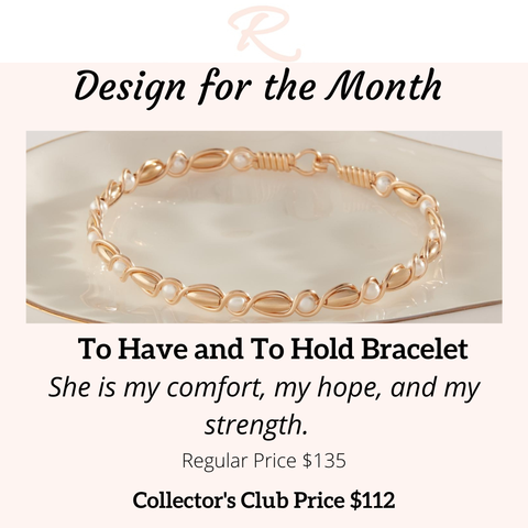 Ronaldo - To Have and To Hold Bracelet- Debbie's Hallmark