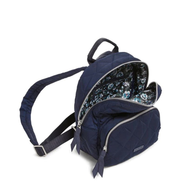 Mini Navy Backpack Inside View