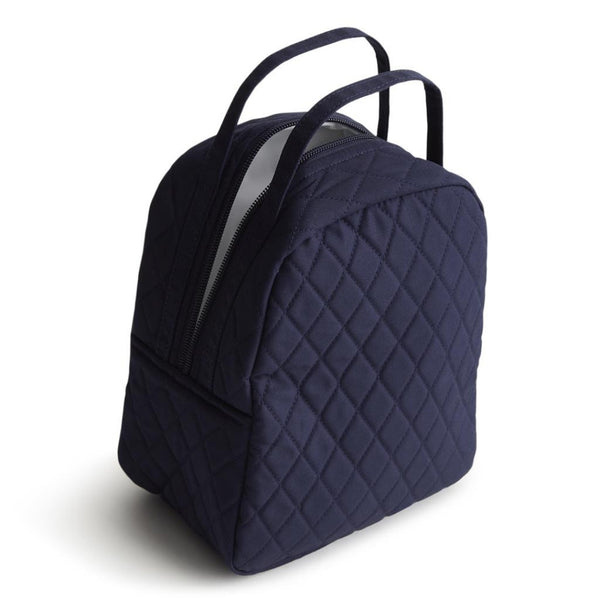 Inside View of Dark Blue Lunch Bag