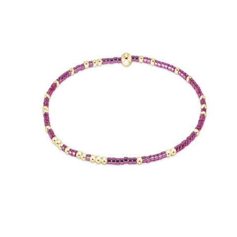 Pink and Gold beaded bracelet
