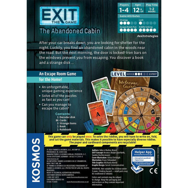 EXIT:  The Abandoned Cabin