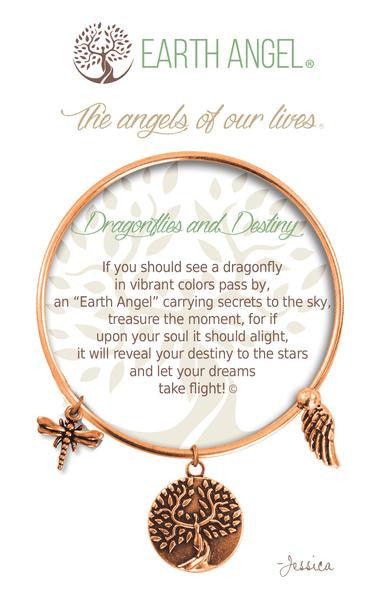 Earth Angel Bracelet - Dragonflies and Destiny