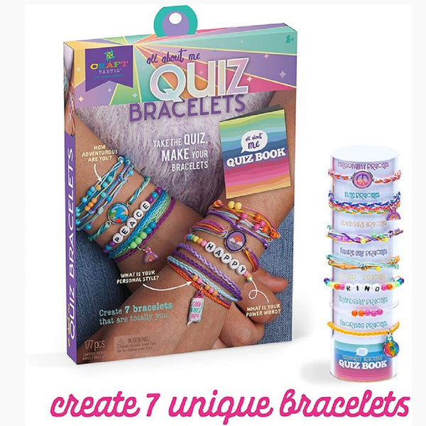Craft-tastic All About Me Quiz Bracelets Kit-Debbie's Hallmark