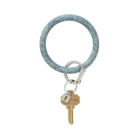 O-Venture - Big O Silicone Keyrings - Blue Frost Confetti