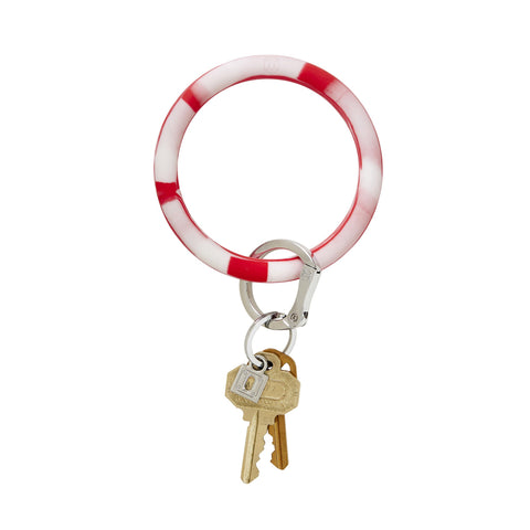 O-Venture - Big O Silicone Keyrings - Cherry on Top Marble