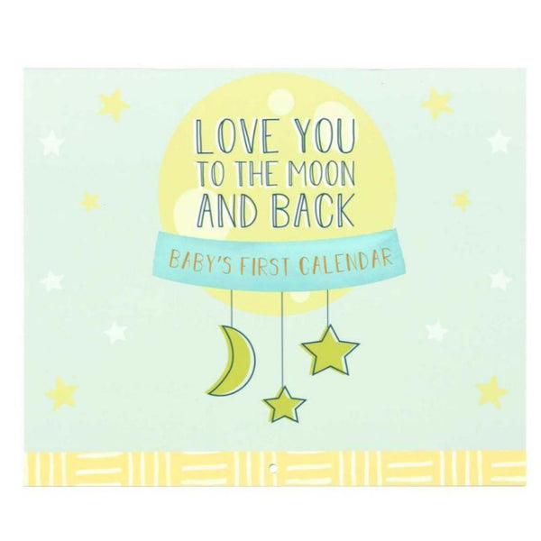 CR Gibson - First Year Calendar - Love You to the Moon - Debbie's Hallmark