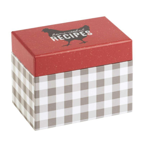 CR Gibson - Recipe Card Box - Home Cooked Recipes - Debbie's Hallmark