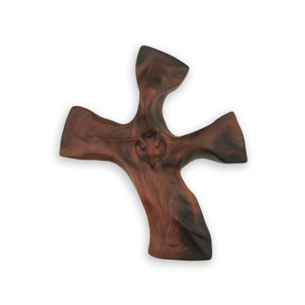Wooden Cross  Copper Cross Metalweaving