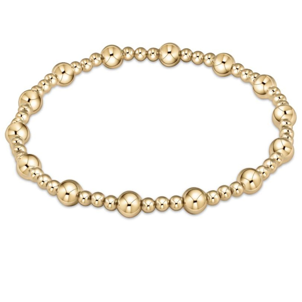 Enewton Extends - Classic Sincerity Pattern 5MM Bead Bracelet-Gold
