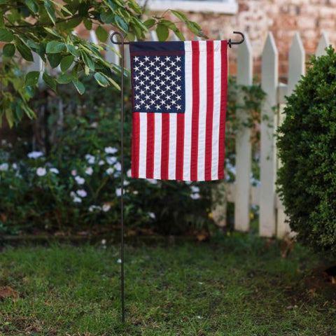 Evergreen - American Flag Garden Applique Flag