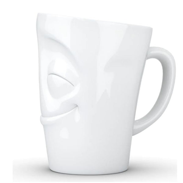 Coffee Mug with Handle, Cheery Face