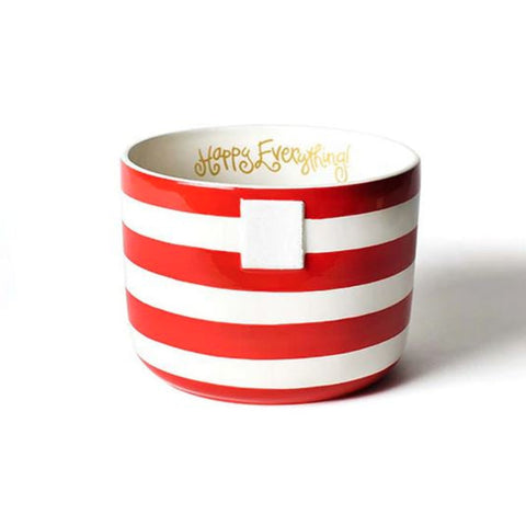 Happy Everything - Mini Bowl - Red Stripe
