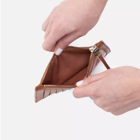 Hobo - Carte Card Case in Pebbled Leather- Debbie's Hallmark