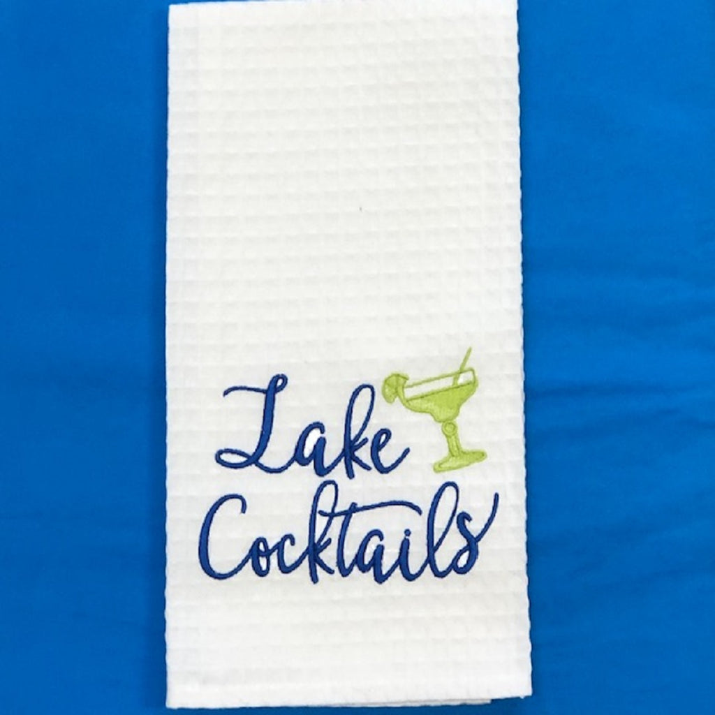 Kitchen Towel - Lake Cocktails - Debbie's Hallmark