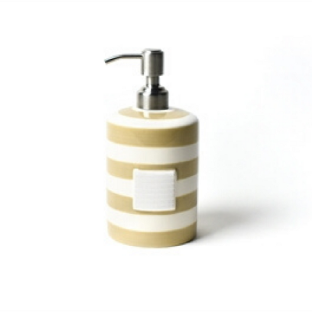 Happy Everything - Mini Cylinder Soap Pump - Neutral Stripe