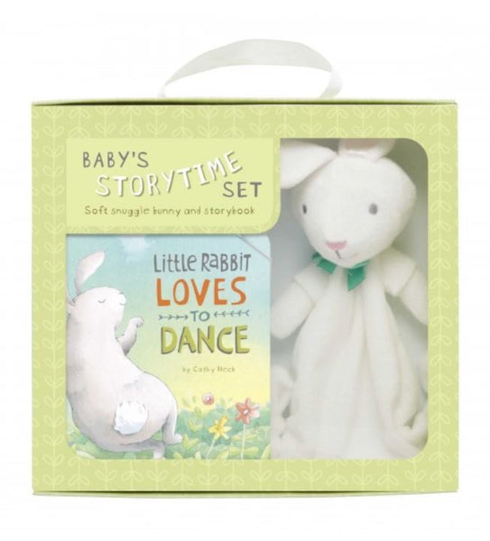 CR Gibson - Storytime Gift Set - Little Rabbit Loves to Dance - Debbie's Hallmark