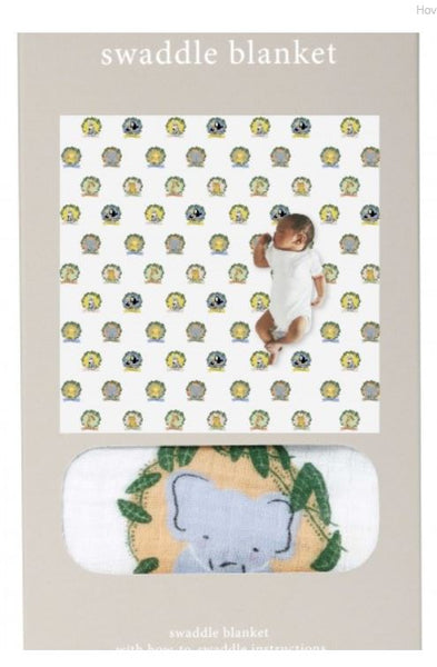 CR Gibson - Swaddle Blanket - Wild About You - Debbie's Hallmark