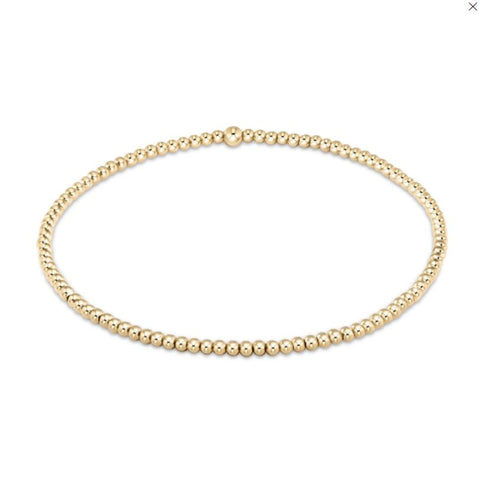 Enewton - Classic Gold 2MM Bead Bracelet - Debbie's Hallmark