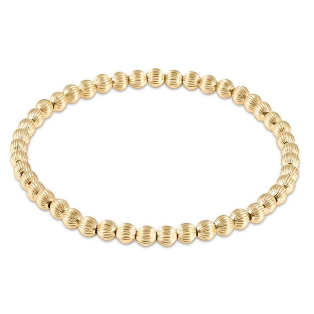 Enewton - Dignity Gold 4MM Bead Bracelet - Debbie's Hallmark
