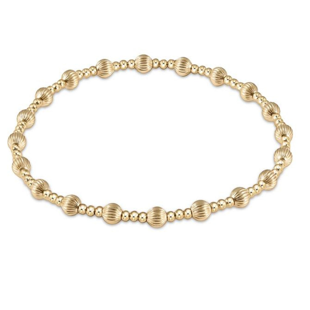 Enewton - Dignity Sincerity 4MM Bead Bracelet-Gold - Debbie's Hallmark
