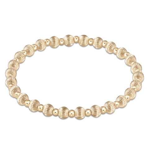 Enewton - Dignity Grateful Gold 5MM Bead Bracelet - Debbie's Hallmark